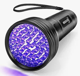 Photo of Blacklight for pet urine detection (photo courtesy of Amazon)