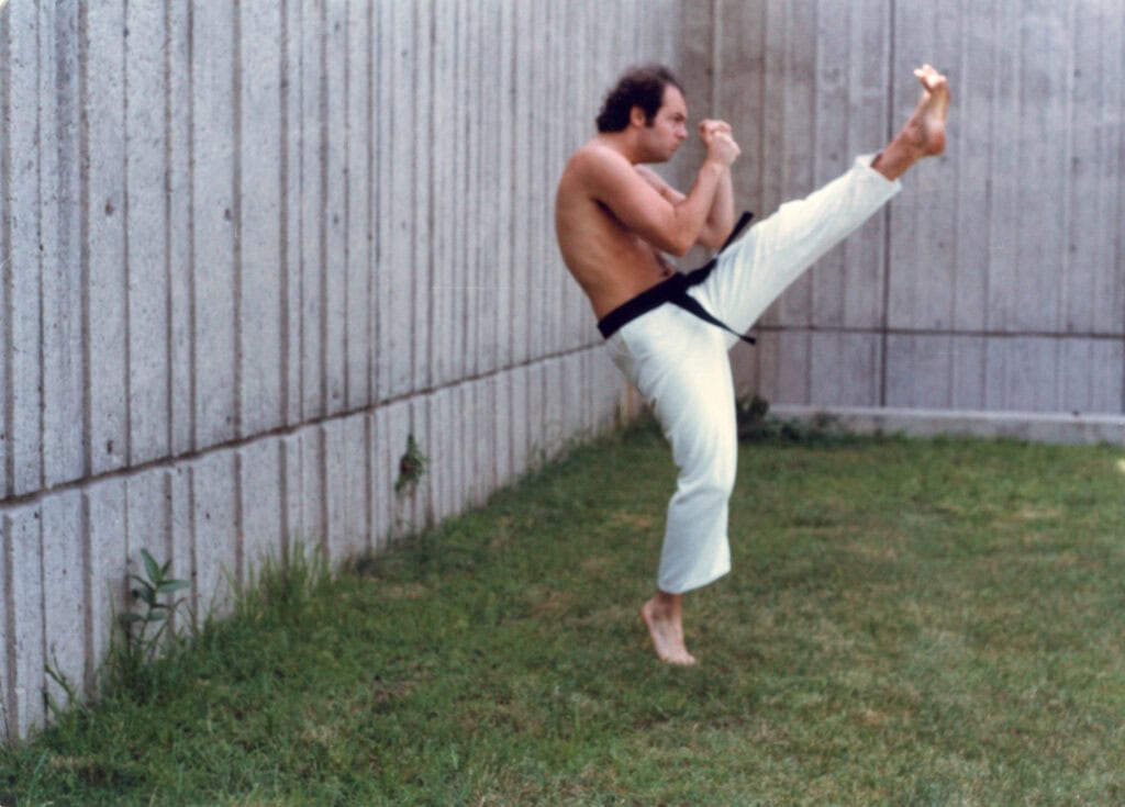 Ray Swanson, Shudokan Karate black belt, early 1980s